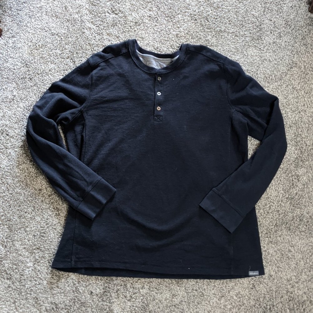 Eddie Bauer Men's Long Sleeve Henley 2xlt
